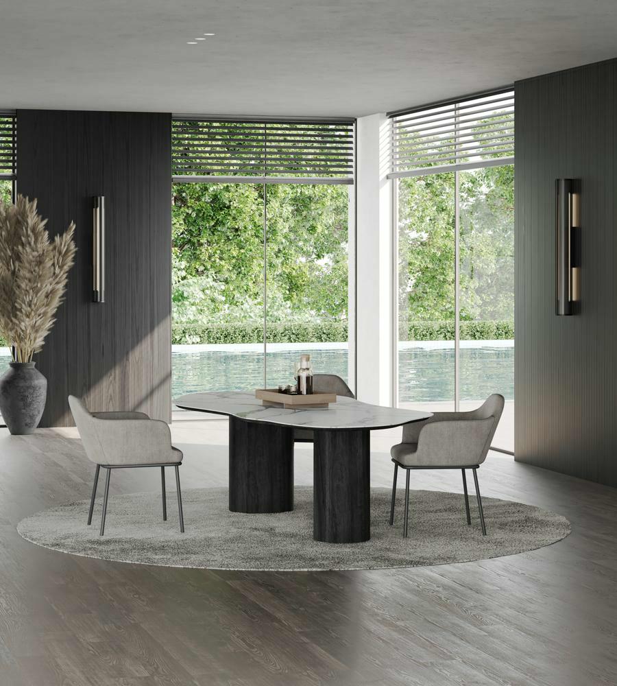 COMO DINING TABLE - RACHEL DINING CHAIR